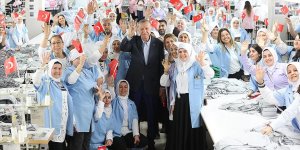 Erdoğan: İş gücüne katılımda kadınlarımız, yüzde 36 ile Cumhuriyet tarihinin rekorunu kırdı