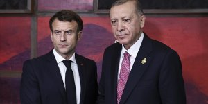 Macron'dan Cumhurbaşkanı Erdoğan'a "geçmiş olsun" telefonu