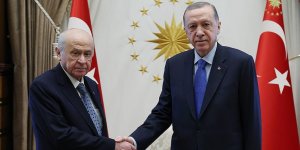 Cumhurbaşkanı Erdoğan, MHP Genel Başkanı Bahçeli ile bir araya geldi