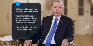 Erdoğan: Deprem bölgesindeki vatandaşlarımızı en kısa zamanda dayanıklı konutlara yerleştireceğiz