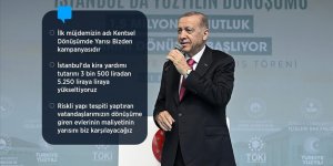 Cumhurbaşkanı Erdoğan: Kentsel dönüşümde ülke genelinde bir seferberlik başlatıyoruz