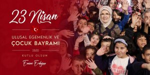 Emine Erdoğan'dan "23 Nisan Ulusal Egemenlik ve Çocuk Bayramı" paylaşımı