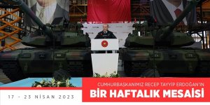 Cumhurbaşkanı Erdoğan'ın haftalık mesaisi sosyal medyadan paylaşıldı