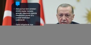 Cumhurbaşkanı Erdoğan: Ülkemiz dünyada nükleer güç sahibi ülkeler ligine yükselmiştir