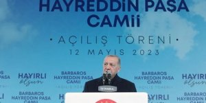 Cumhurbaşkanı Erdoğan, Barbaros Hayrettin Paşa Camisi'nin açılışını gerçekleştirdi