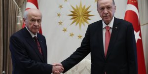 Cumhurbaşkanı Erdoğan Bahçeli ile bir araya geldi