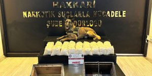 Hakkari'de 46 kilo 100 gram sentetik uyuşturucu ele geçirildi