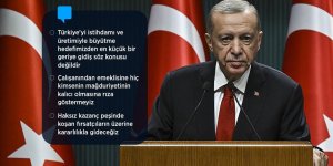 Erdoğan: Depremin istihdama etkisini en aza indirmek için kısa çalışma ödeneğini 3 ay uzatıyoruz