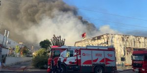 Antalya'da gıda fabrikasında çıkan yangın söndürüldü