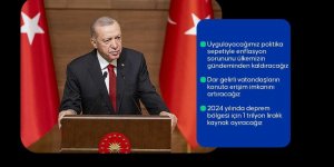 Cumhurbaşkanı Erdoğan: OVP ile enflasyon sorununu gündemden kaldıracağız