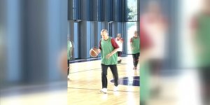 Cumhurbaşkanı Erdoğan basketbol oynadı