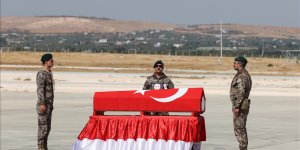 Şehit polis memuru Şimşek, memleketine uğurlandı