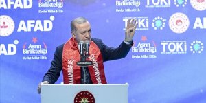 Cumhurbaşkanı Erdoğan: Hak sahibi vatandaşlarımızın tamamına anahtarlarını teslim edene kadar gece gündüz durmayacağız