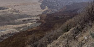 Erzincan'da altın madeninin bulunduğu bölgede toprak kayması meydana geldi