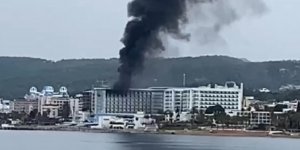 Alanya'da otelde yangın çıktı!