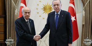 Cumhurbaşkanı Erdoğan, MHP Genel Başkanı Bahçeli'yi kabul etti