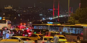 Tedbir amacıyla trafiğe kapatılan 15 Temmuz Şehitler Köprüsü, tekrar trafiğe açıldı