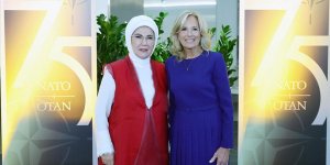 Emine Erdoğan, Jill Biden'ın ev sahipliğindeki resepsiyona katıldı