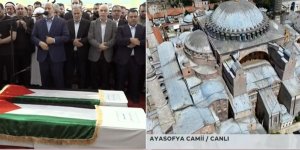 Şehit Haniye'ye Katar'da veda ediliyor..