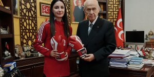 MHP Genel Başkanı Bahçeli, Aybüke Kılınç'ı kabul etti