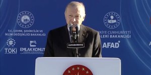 Erdoğan: Hedefimiz deprem bölgesinde evine girmeyen tek bir kardeşimizi dahi bırakmamak