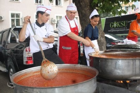 19. Geleneksel Topçam Şenlikleri'nde 10 bin kişilik melemen yapıldı