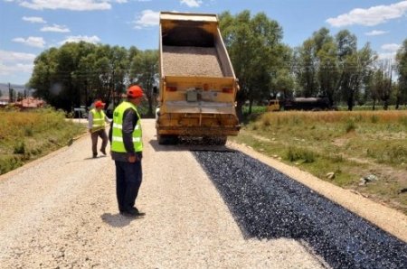 Afyon'da sezon açıldı, 300 kilometrelik asfalt atılacak