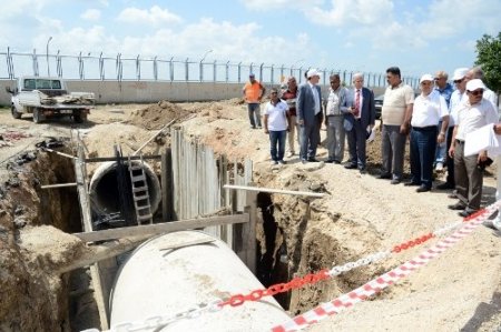 Aldırmaz, ASKİ ekiplerinin çalışmalarını denetledi