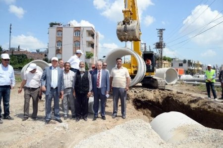 Aldırmaz, ASKİ ekiplerinin çalışmalarını denetledi