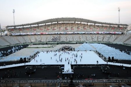 Atatürk Olimpiyat Stadı, Türkçe Olimpiyatları kapanış törenine hazır