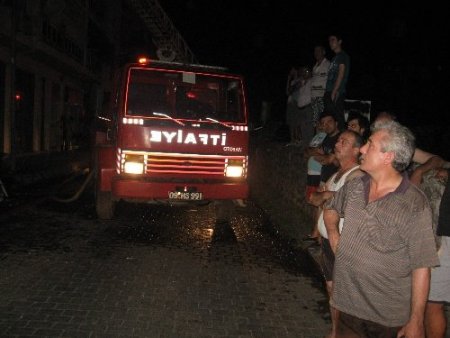 Aydın'da yangın paniği