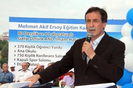 Canik Galip Öztürk İmam Hatip Lisesi temeli atıldı