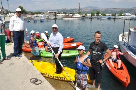 Eğirdir Gölü’nde yelken sporu yeniden canlanıyor