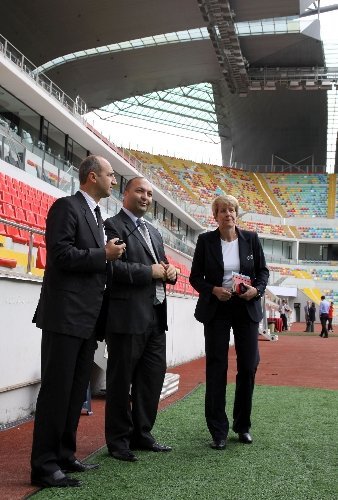 FIFA heyeti, Kadir Has Stadında inceleme yaptı