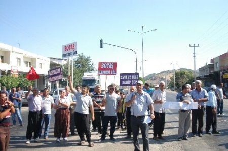 Gaziantepli çiftçilerden BOTAŞ'a tepki