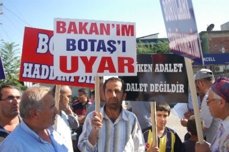 Gaziantepli çiftçilerden BOTAŞ'a tepki