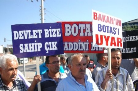 Gaziantepli çiftçilerden BOTAŞ'a tepki