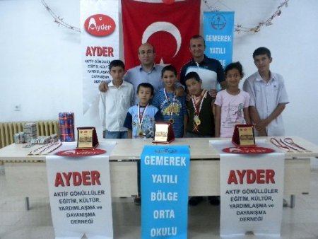 Gemerek YİBO satranç turnuvası düzenledi