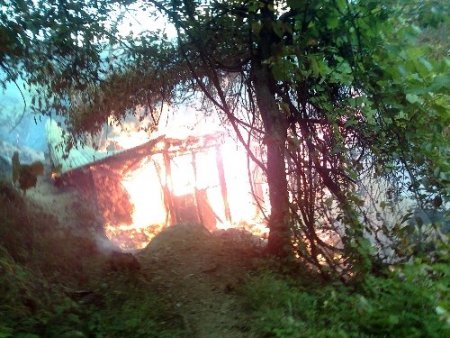 Giresun'daki yangında bir kişi hayatını kaybetti