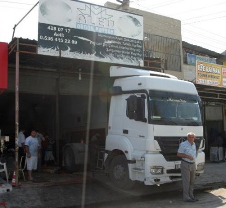 Kaynak sırasında mazot tankı patladı: 1 yaralı