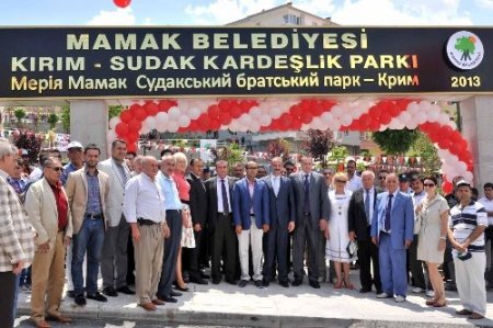 Kırım Sudak Kardeşlik Parkı açıldı