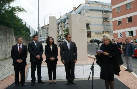 Lizbon şehitleri anıtı açıldı