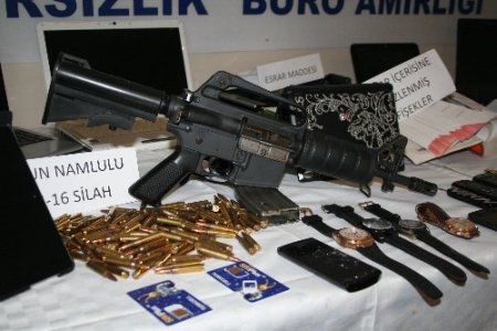 M-16'lı hırsızlık şebekesine şafak baskını