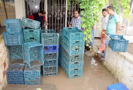 Manisa'da şiddetli yağmur: 150 ev ve işyerini su bastı