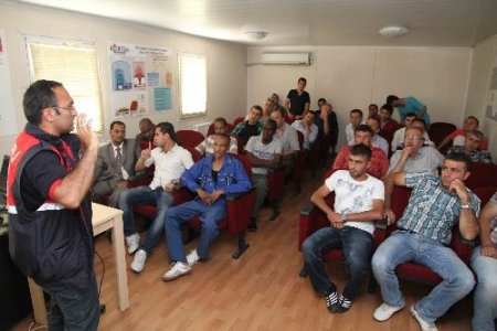 Moritanyalı itfaiyeciler, eğitim için Kocaeli'ye geldi