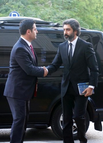 Necati Şaşmaz, Erdoğan ile görüşmek üzere AK Parti Genel Merkezi'ne geldi