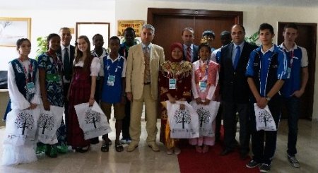 Sakarya protokolü Türkçe'nin sevdalılarını ağırladı