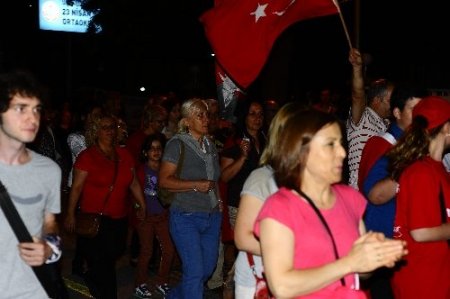 Samsun’da polis müdahalesi protesto edildi