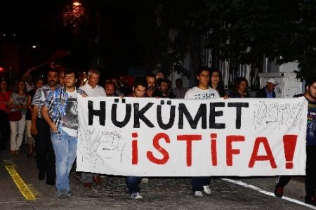 Samsun’da polis müdahalesi protesto edildi