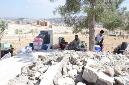 Şanlıurfa'da 3 kişilik Erdal ailesi 4 gündür sokakta yaşıyor